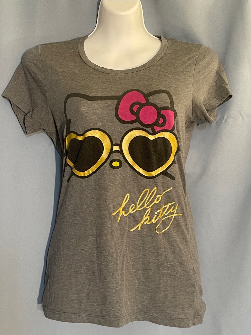 Sanrio Hello Kitty Gray Crewneck Tee